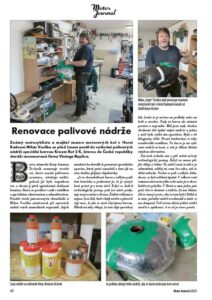 Motor Journal 6/2023 Renovace palivové nádrže