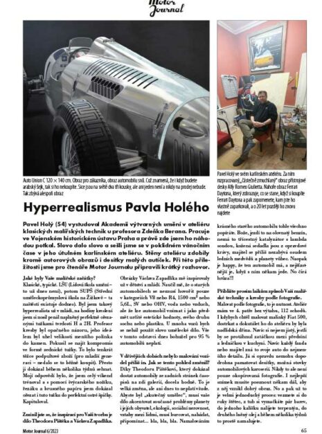 Motor Journal 6/2023 Pavel Holý Motor Journal 6/2023 Pavel Holý