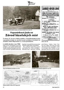 Motor Journal 8/2023 – Vzpomínková jízda na Závod lázeňských míst