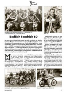 Motor Journal 8/2023 – Bedřich Fendrich 80