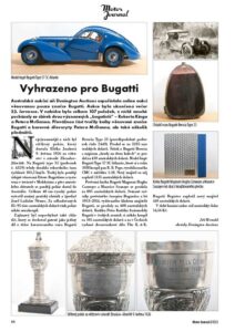 Motor Journal 8/2023 – Donington Auctions – Vyhrazeno pro Bugatti