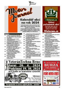 Motor Journal 04/2024 kalendář akcí