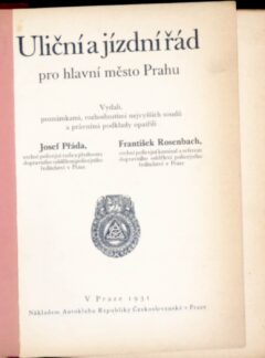 Uliční a jízdní řád pro hlavní město Prahu