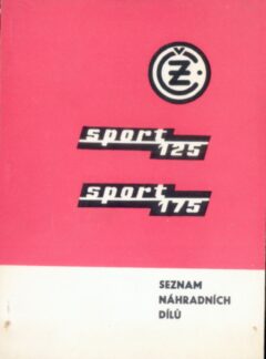 ČZ sport 125, sport 175 – Seznam náhradních dílů