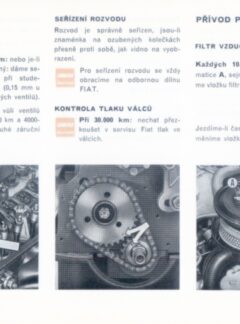 Fiat 127 Obsluha a údržba