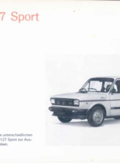 Fiat 127 Betriebsanleitung