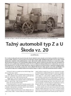 Tažný automobil Z&nbsp;a&nbsp;U&nbsp;Škoda vz. 20, Josef Bouša