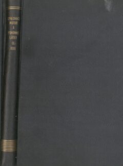 Spalovací motor a pohonné látky 1936