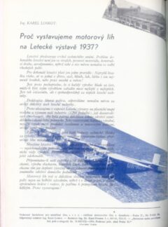 Spalovací motor a&nbsp;pohonné látky 1937